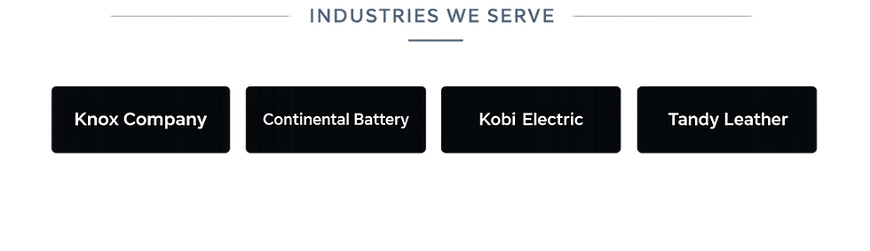 Industries we Serve