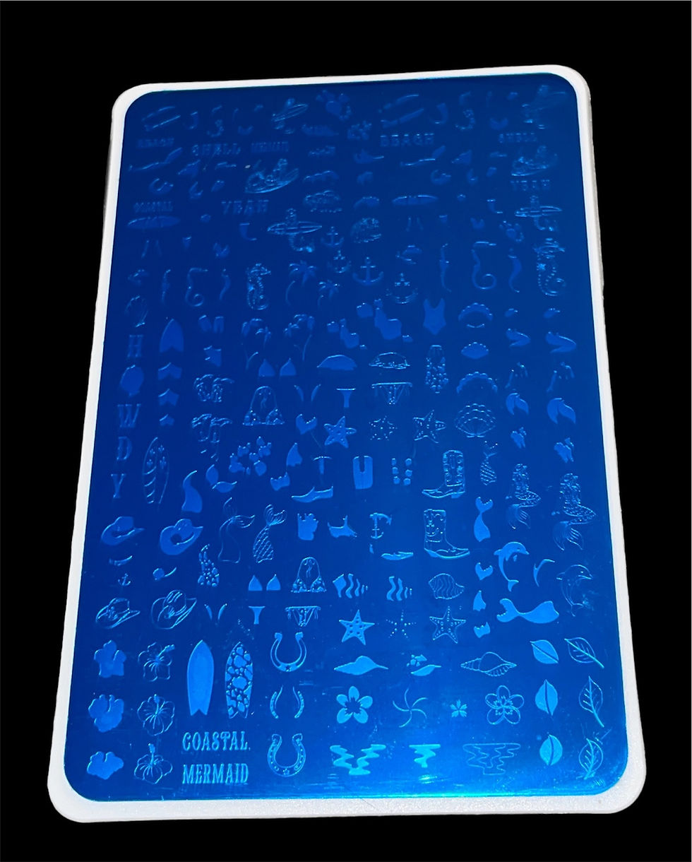 Thumbnail: Coastal Mermaid Stamping Plate
