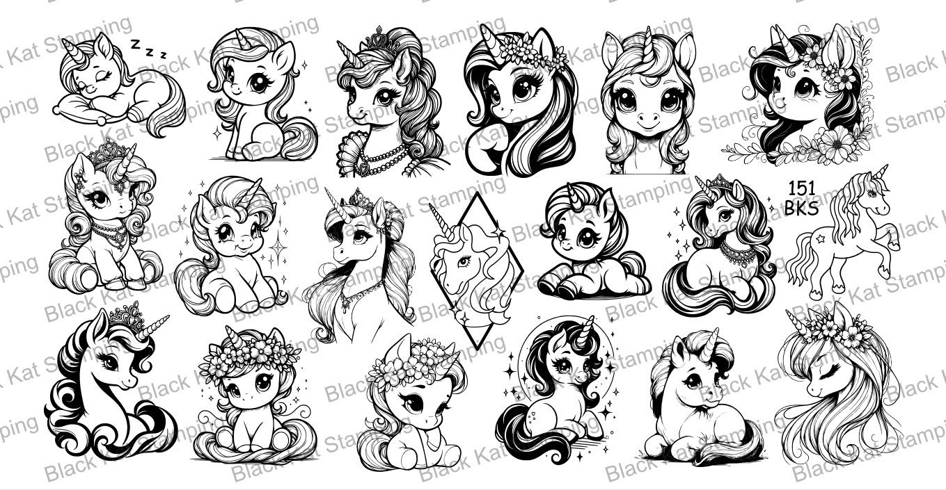 151 Pretty Unicorns