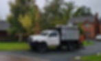 Tree surgery truck with a chipper