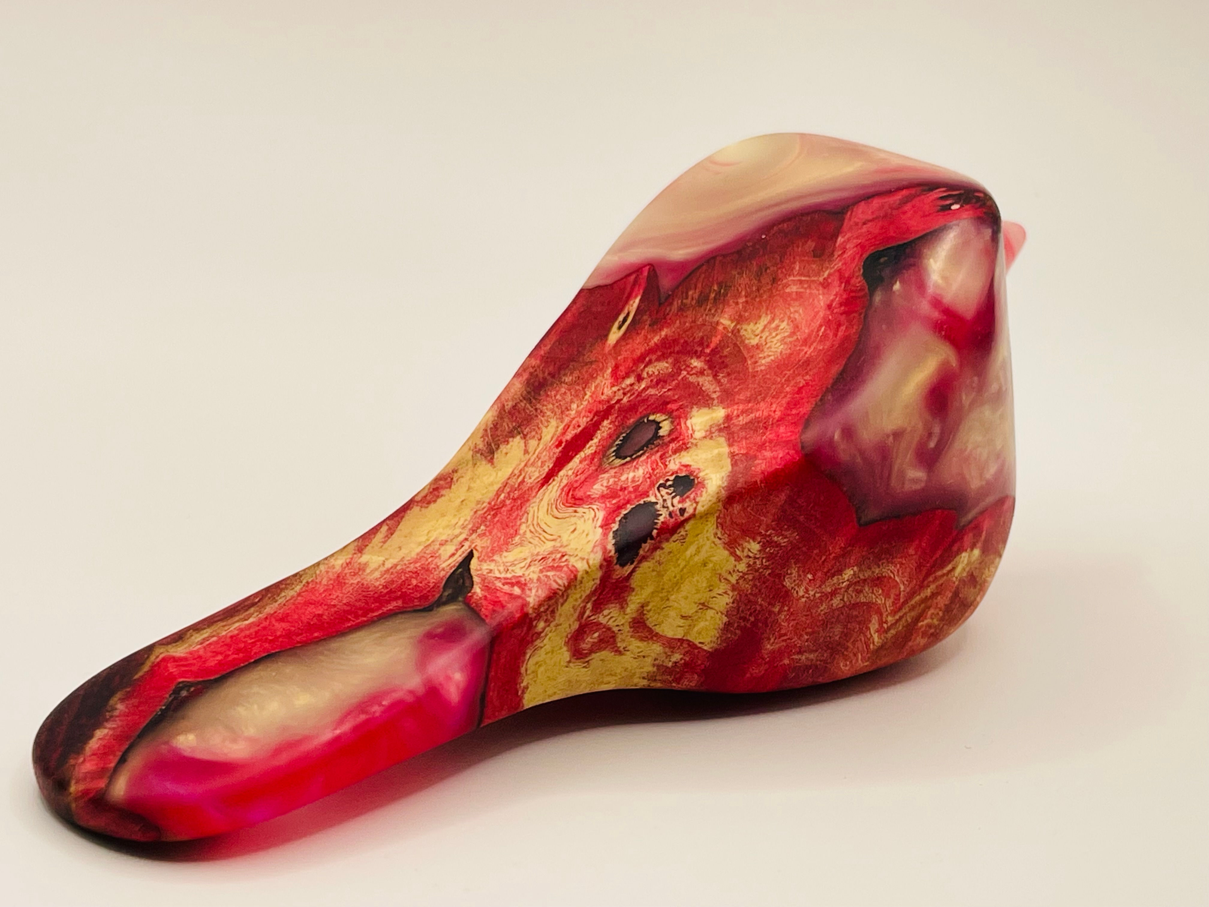 Resin and Burl Comfort Bird