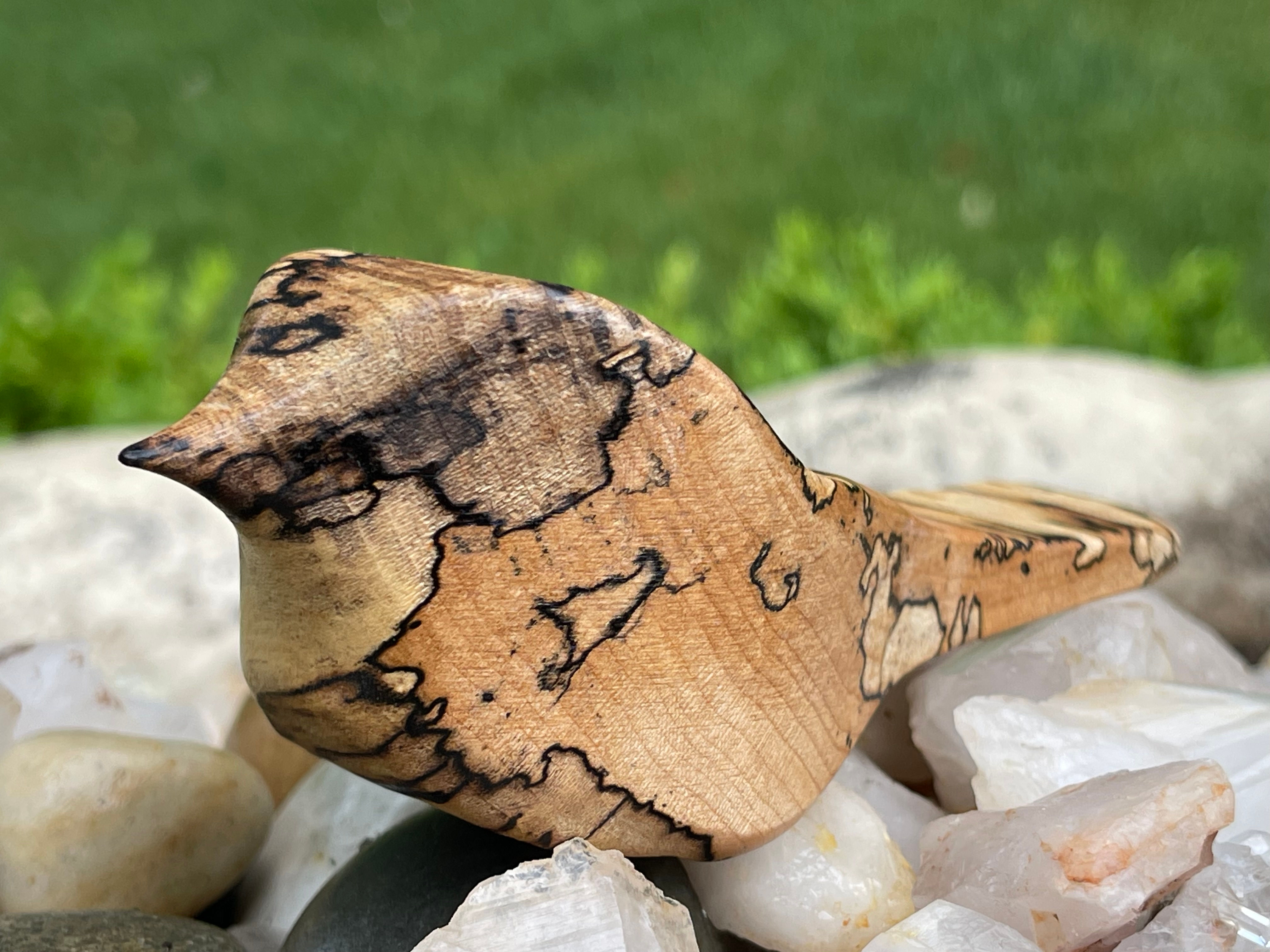 Spalted Pecan Comfort Bird (Full-Size)