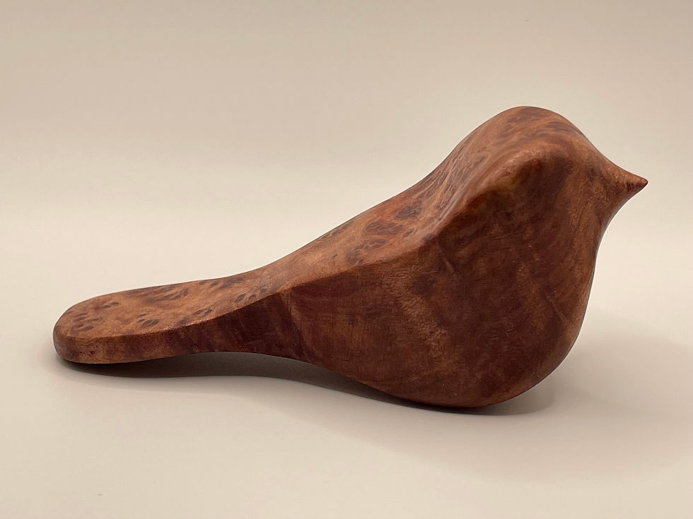 Thumbnail: Old Growth Lace Redwood Burl Comfort Bird (Full-Size)