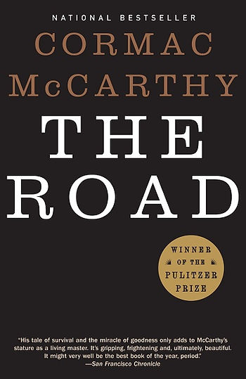 Cover of The Road, by Cormac McCarthy.