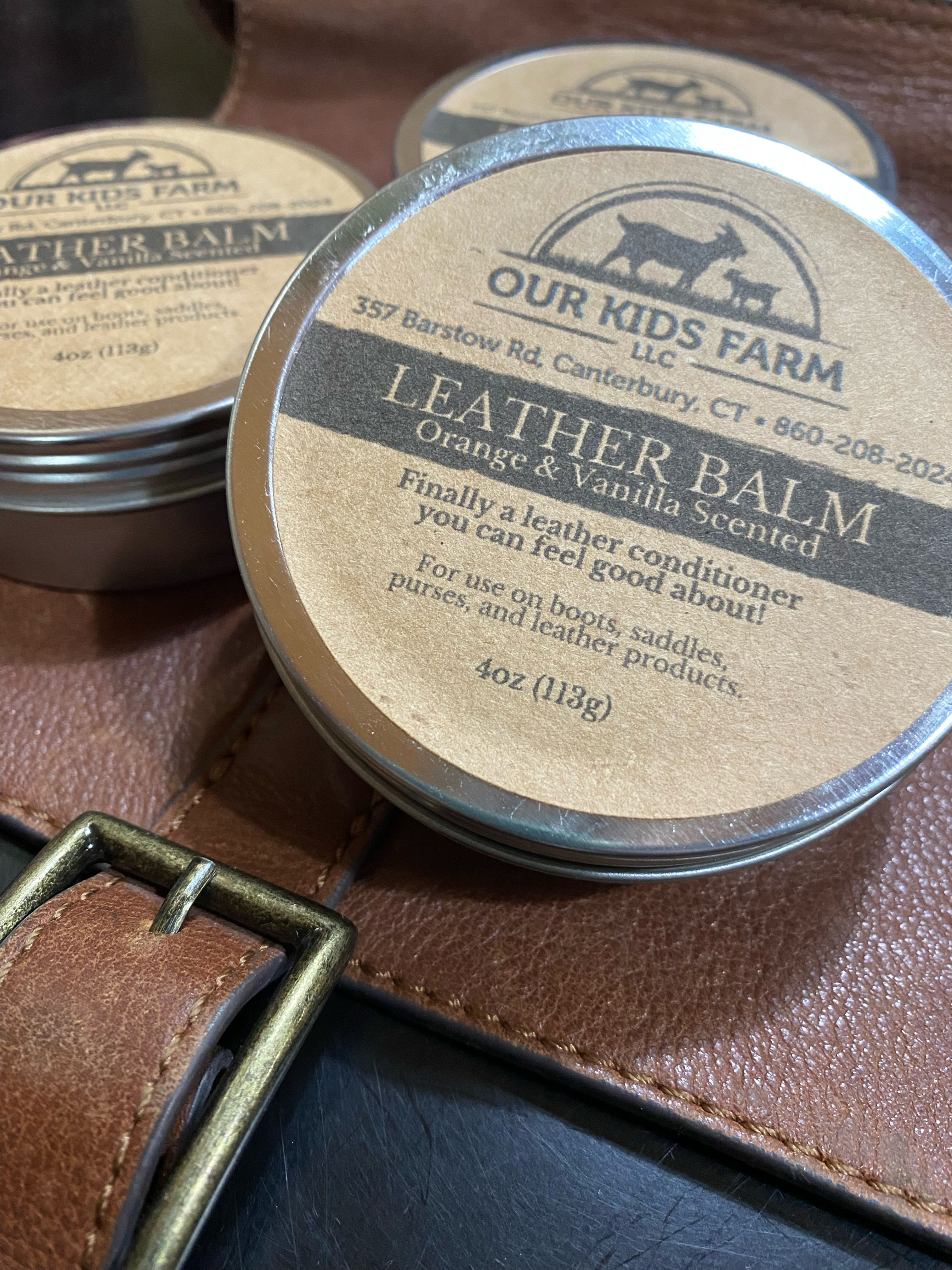 Leather Balm, 4oz