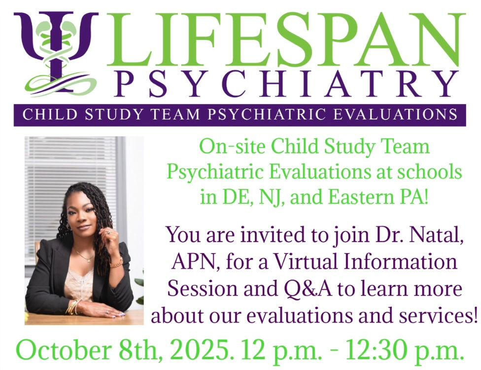 Child Study Team Psychiatric Evaluations: Information Session.