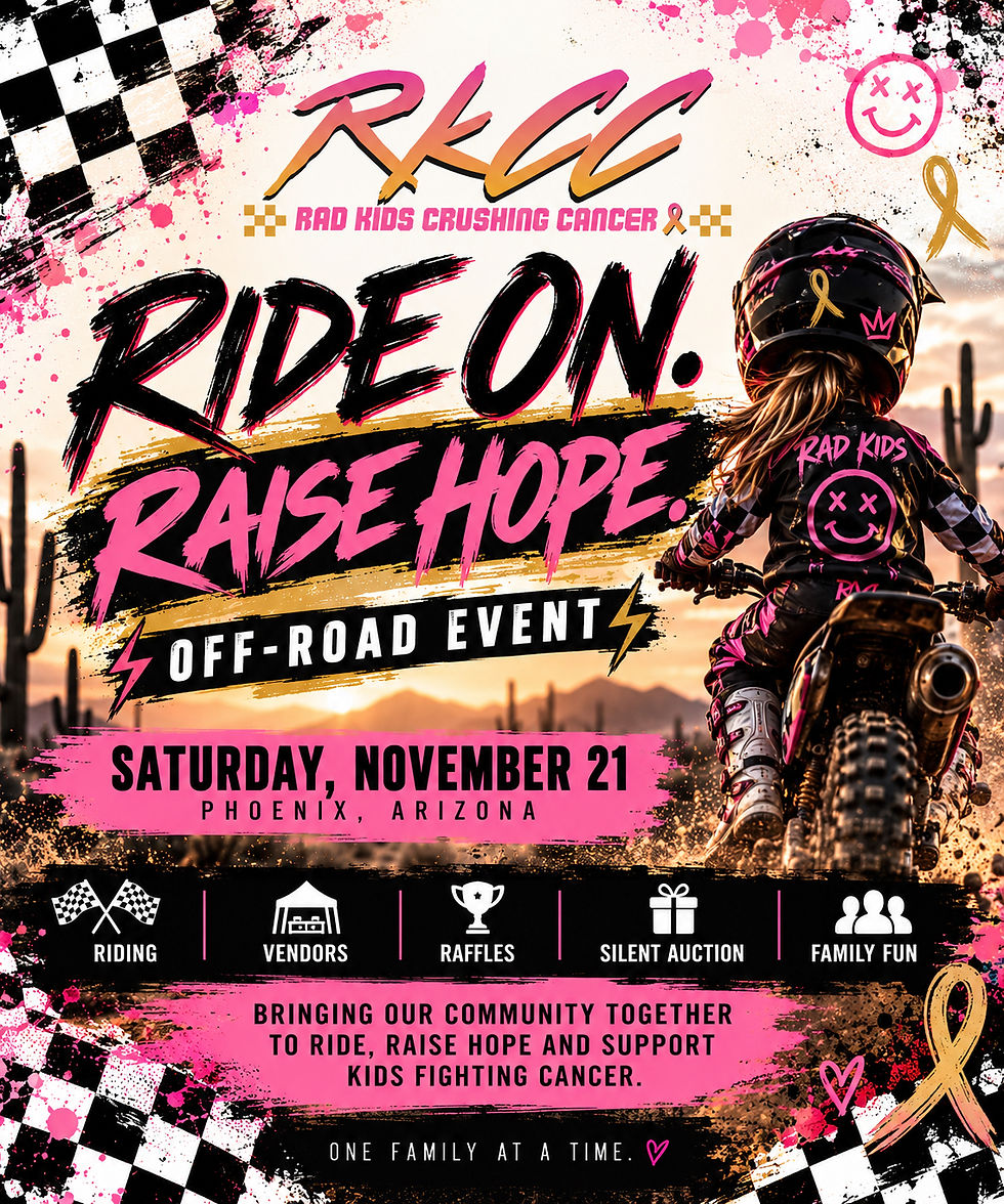 Rad Kids. Ride On. Raise Hope.