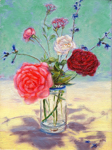 SOLD, _Just Picked a Few, Oil on Canvas_