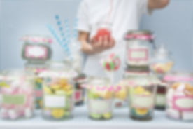 candy in jars