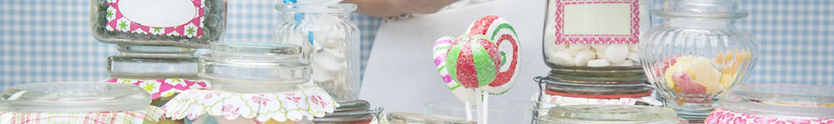 candy in jars