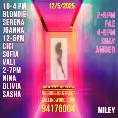 Monday 12/5/2025 roster