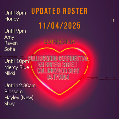 Updated roster 11/04