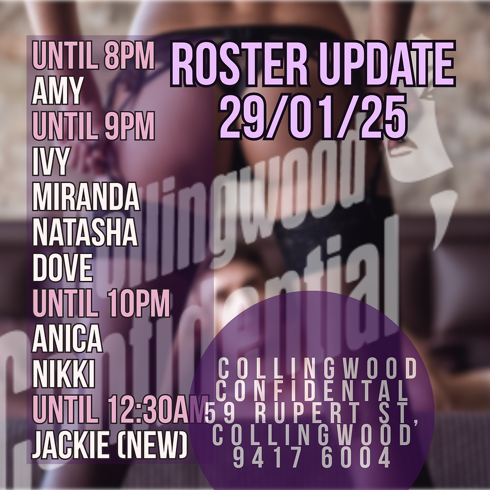 Roster update 29/01/25