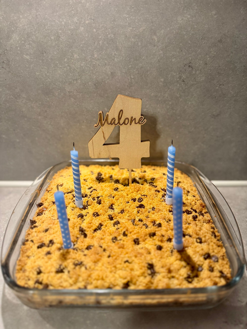 Miniature : Cake topper en bois - chiffre