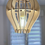 Miniature : Lustre montgolfière en bois artisanal - Suspension luminaire design