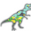 Miniature : Animal 3D en bois - dinosaures