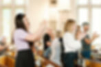 Clapping People