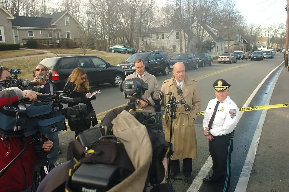 DA Bill Keating at a news conference in 2010