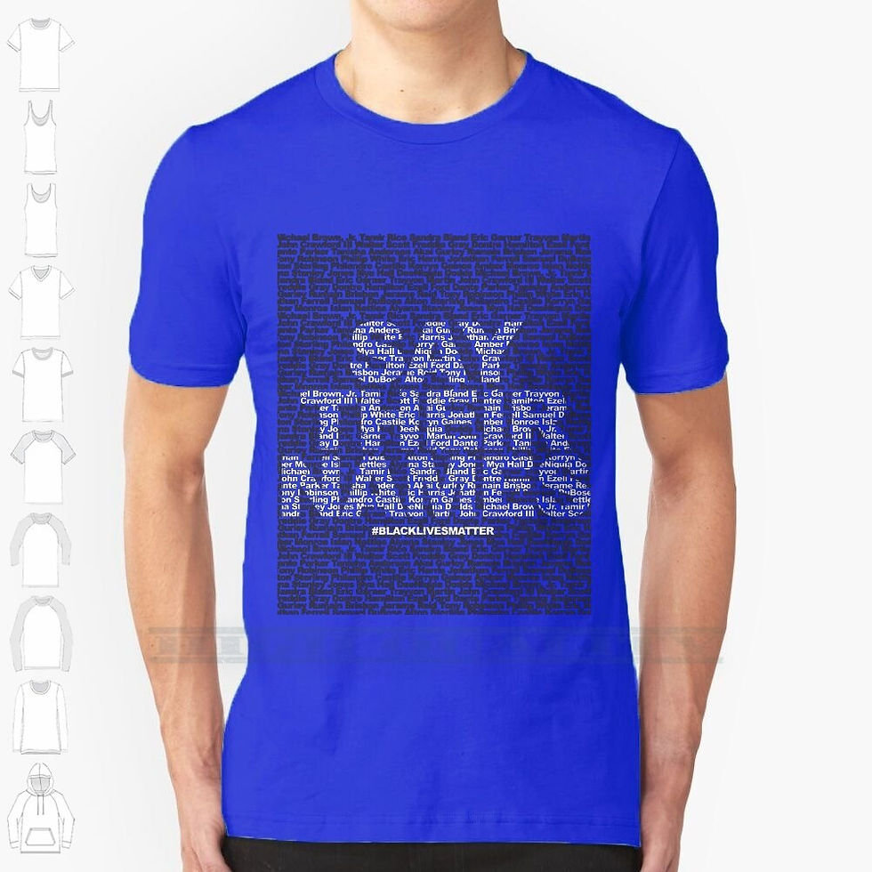 Thumbnail: Say Their Names : Black Lives Matter T-Shirt