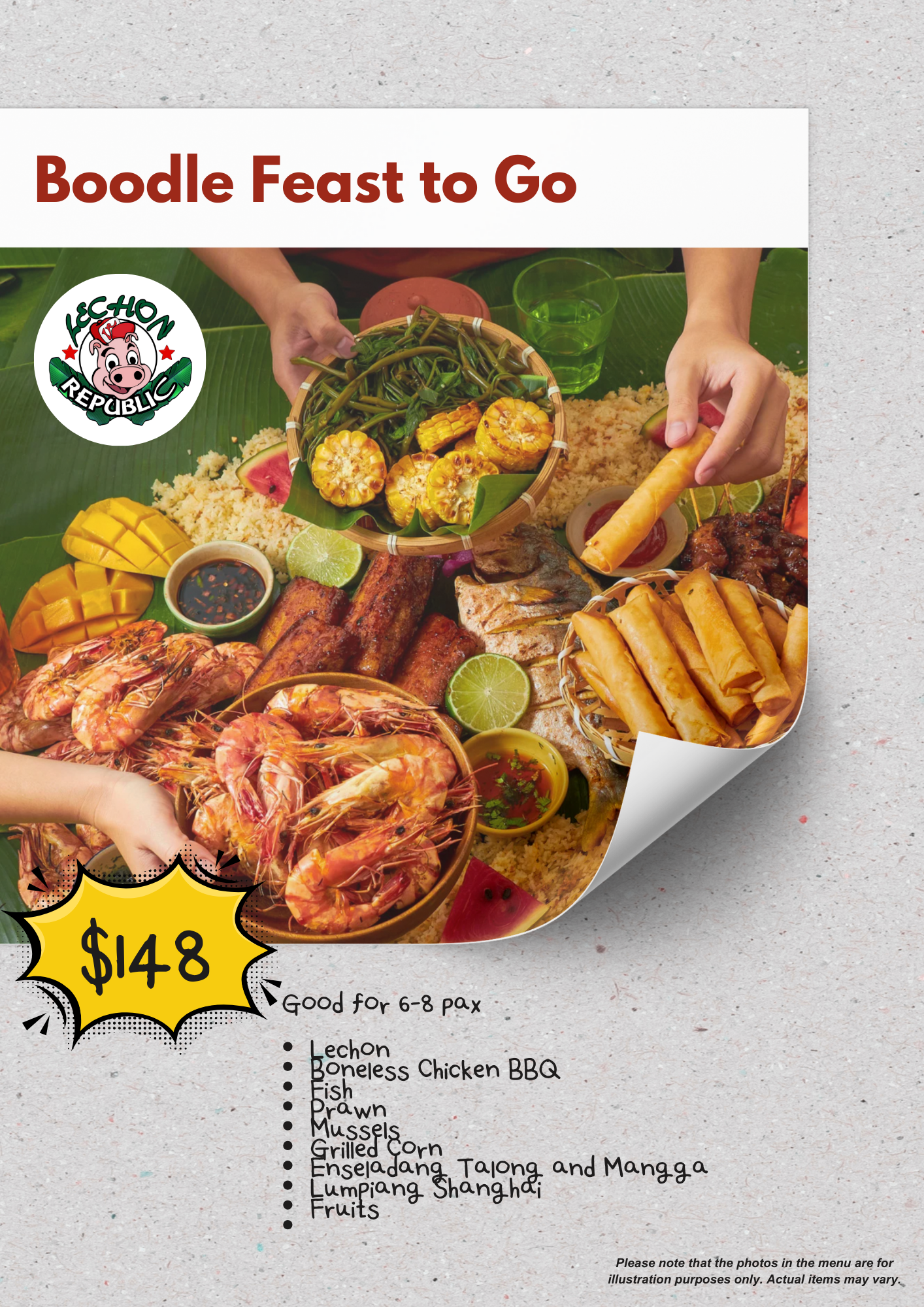 Arranged Food and Objects