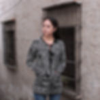 Coat Jacquard Pattern Baby Alpaca Qaytu Collection