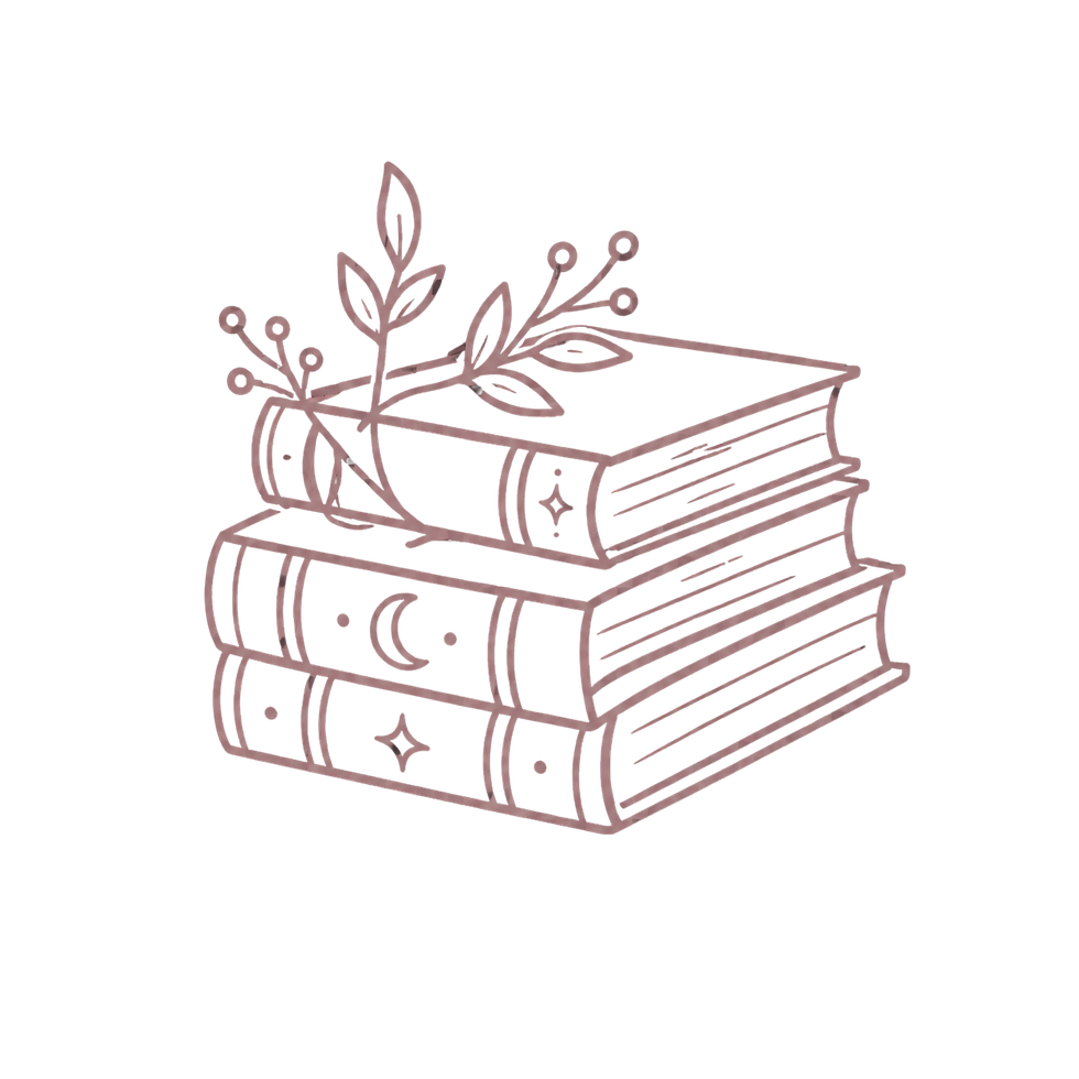 Abstract pink stack of books