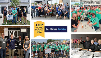 KCL Engineering Ranks #3 among Iowa's Top Workplaces for 2026