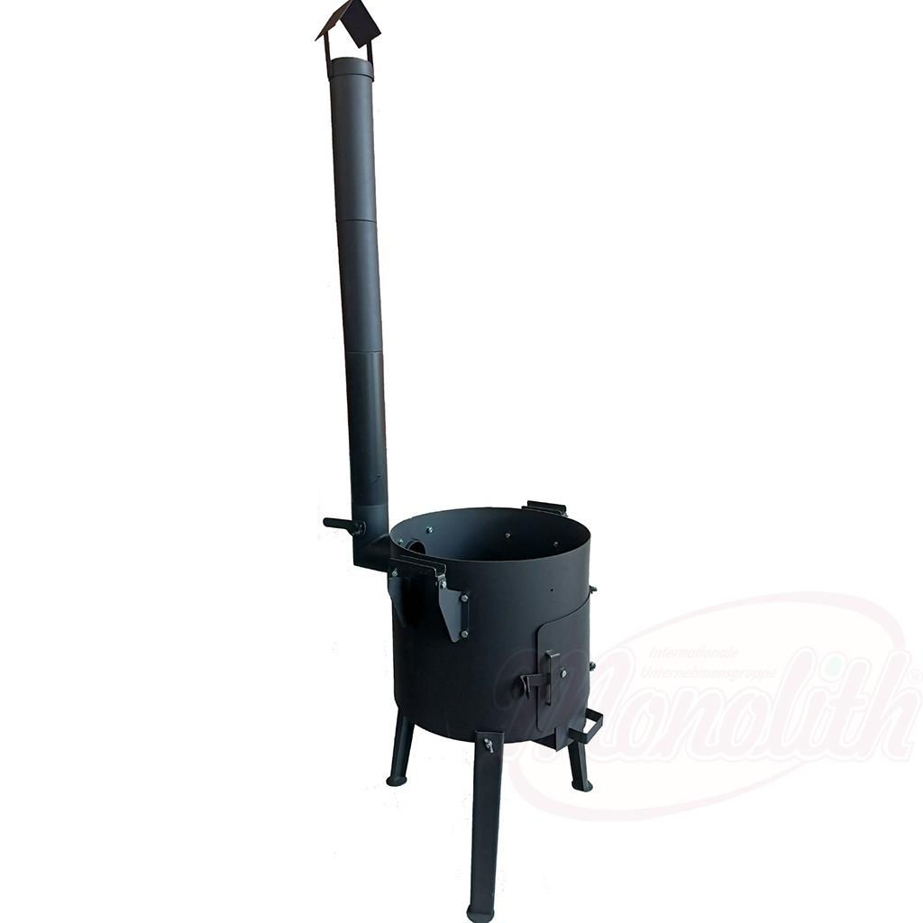 Учаг / печь с трубой для казана, диаметр 36 см,