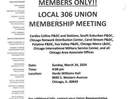 Union Meeting 03/24/2024