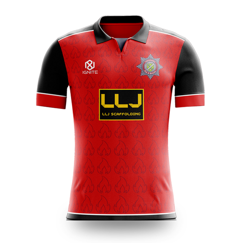 Lincolnshire Fire and Rescue Home Shirt 2023 Ignite Sport Apparel