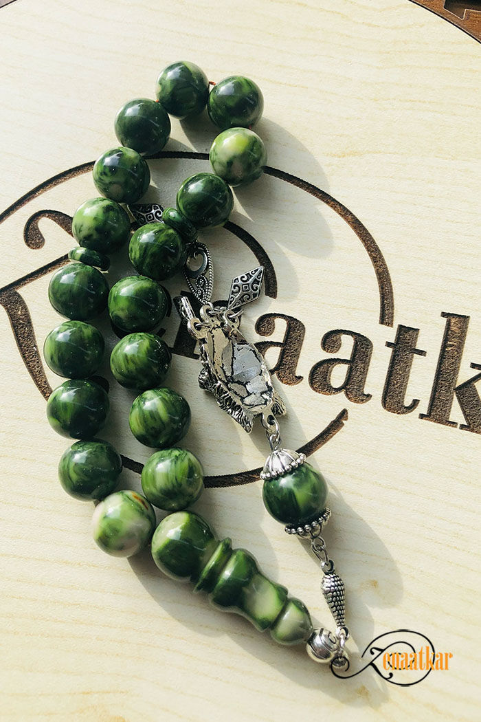 Küçük resim: 13x14mm Özel Renk Katalin EFE BOY Tesbih