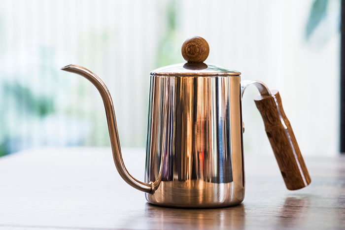 縮圖：POUR OVER COFFEE KETTLE (600ML) with ergonomic wooden handle