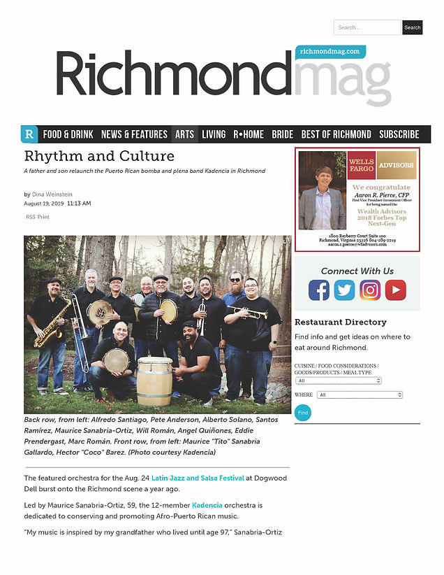 Rhythm and Culture - richmondmagazine.co