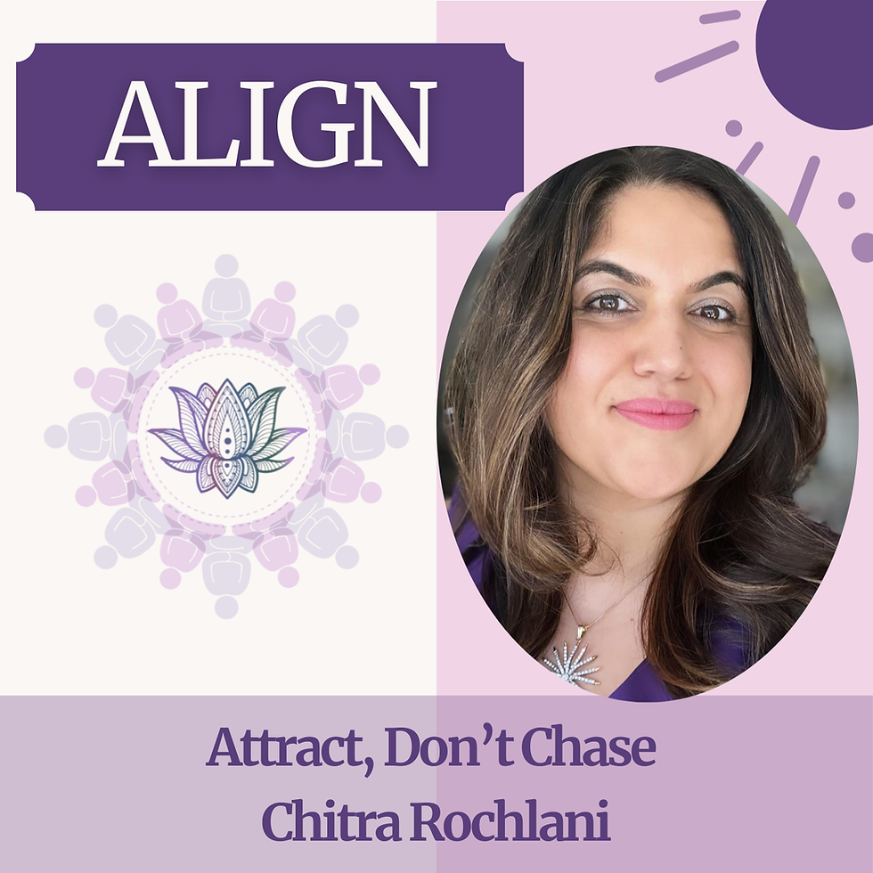 Chitra - Attract, Don't Chase