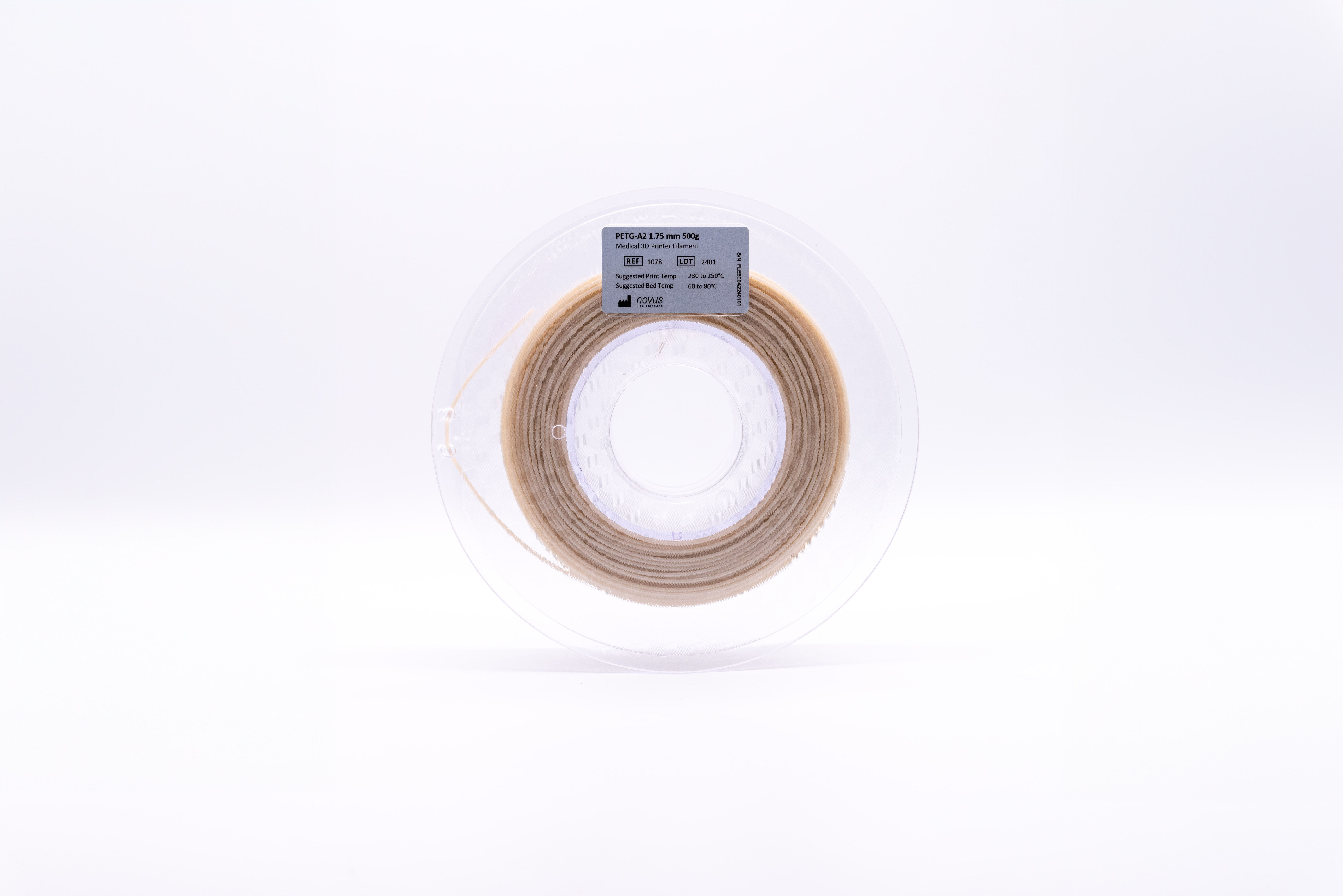 Filamento PETG para impresoras 3D de uso médico y dental (tono VITA)