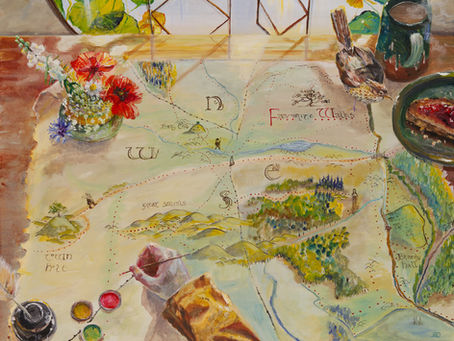 Glimpsing Bilbo's heart through his map of favorite walks