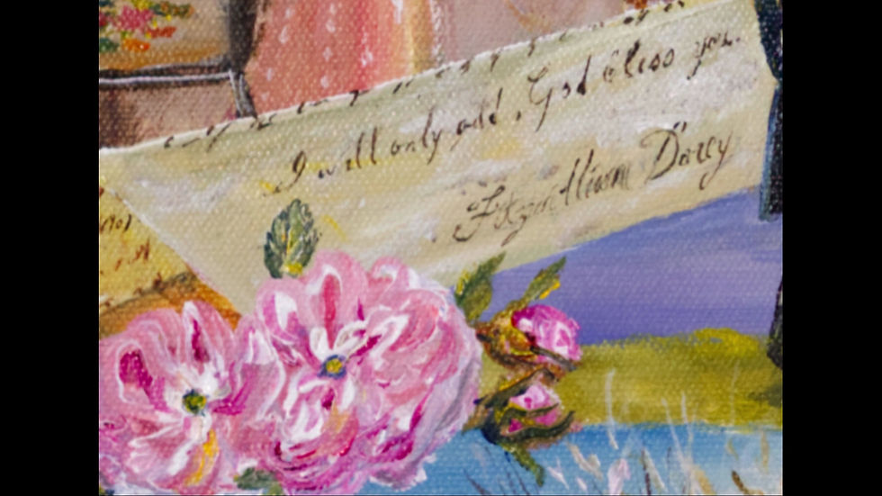 Thumbnail: "Pride and Prejudice" Jane Austen Art Print