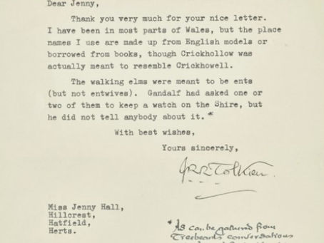 New Tolkien Letter Solves Old Mystery of Hal and the Ent, Sparks New Questions!