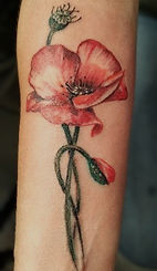 fleur au style aquarelle