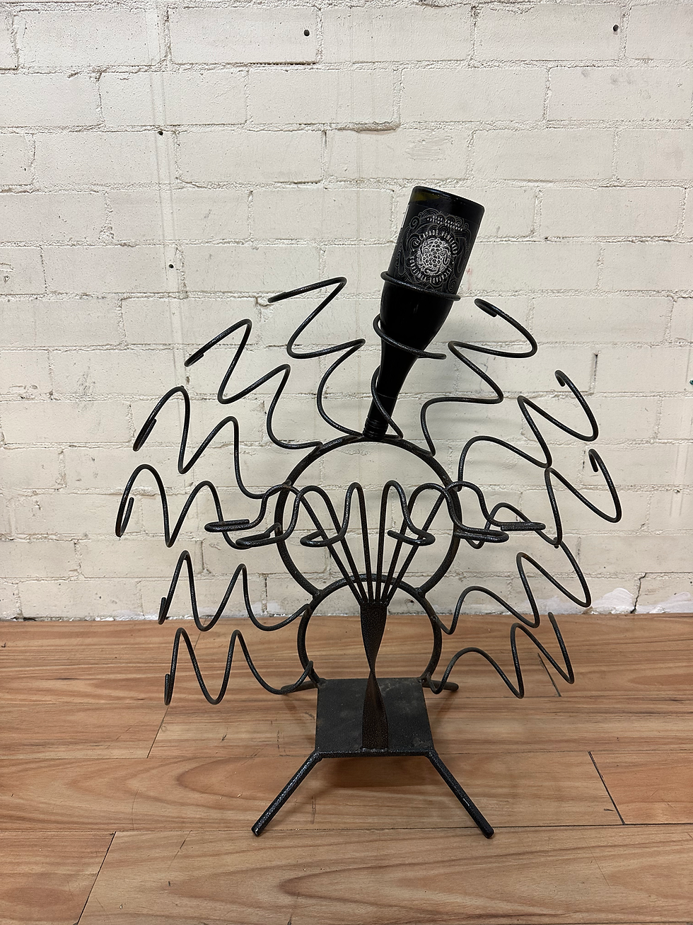 Thumbnail: Wrought Iron Wine Rack