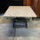 Thumbnail: Square Granite Top Table with Cast Iron Base