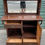 Thumbnail: Antique Wooden Sideboard with Mirror
