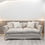 Thumbnail: Three-Seater Fabric Classic Sofa        