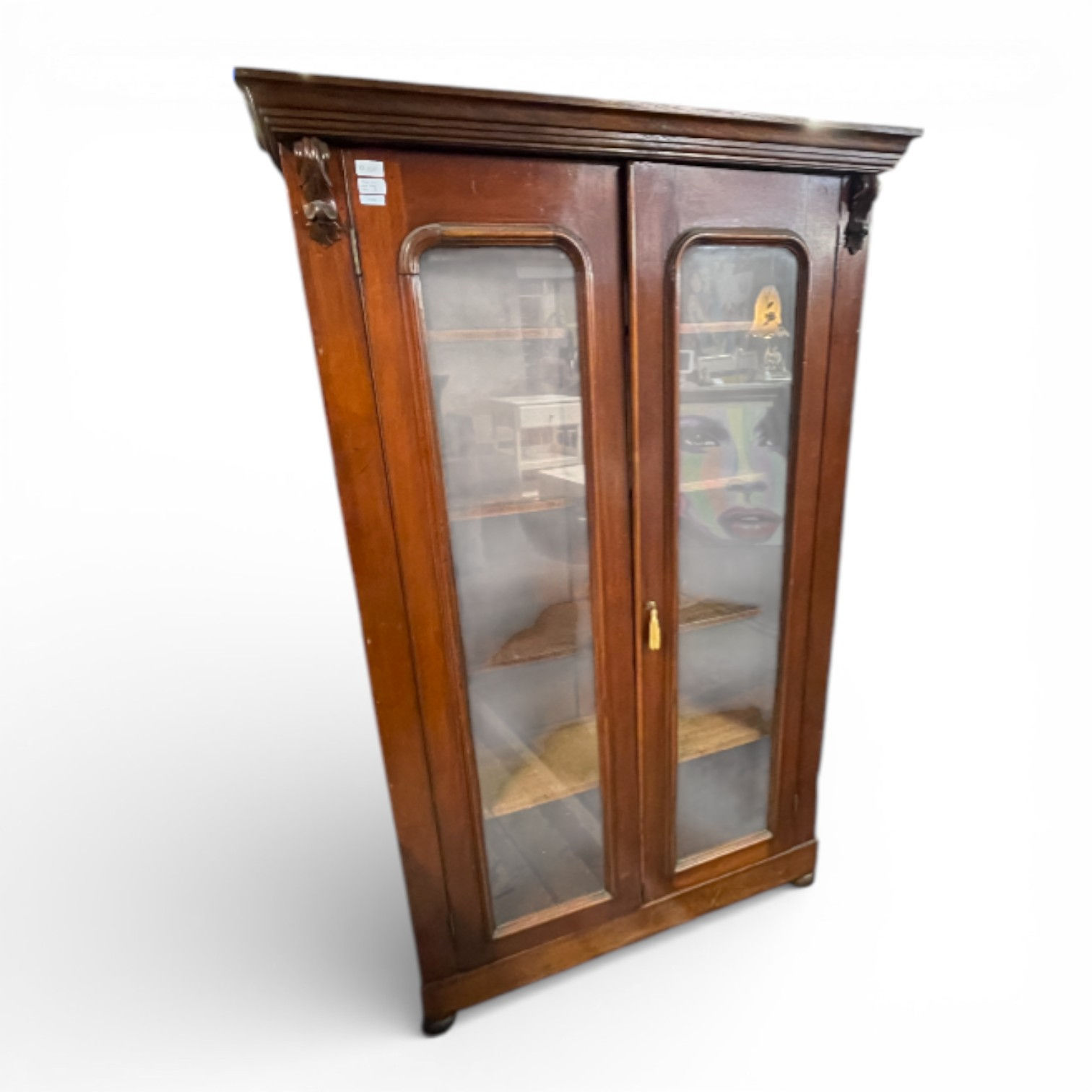 Victorian Cedar Display Cabinet
