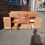 Thumbnail: Federation Carved Pine Sideboard with four Drawers and four doors