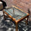 Thumbnail: Vintage Square Glass Top Display Coffee Table