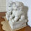 Thumbnail: Pair of Chinese Marble Foo Dog Statues