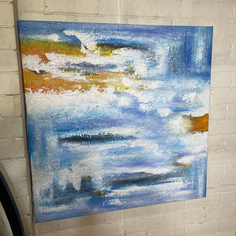 Thumbnail: Abstract Artwork Textured on Canvas 