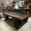 Thumbnail: Large solid Wood Coffee Table with Glass Panes
