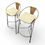 Thumbnail: Pair of outdoor stools